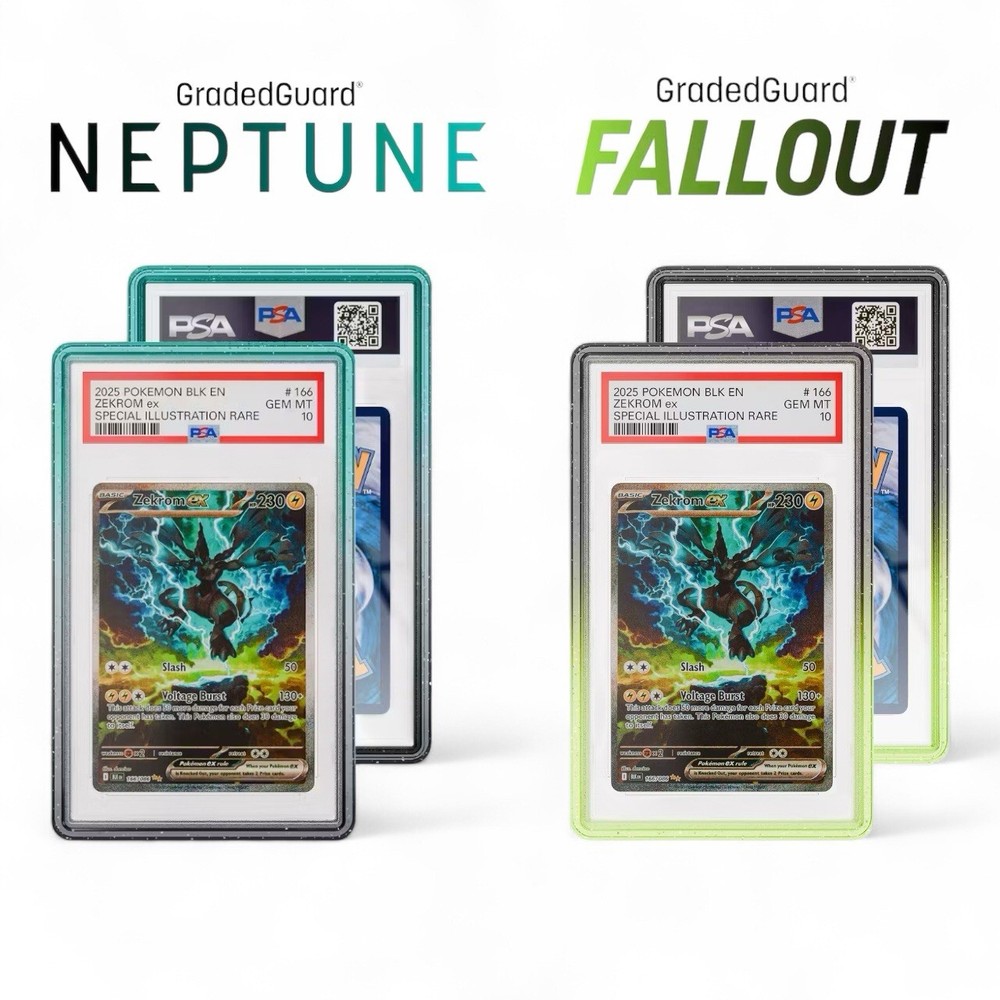 GradedGuard PSA Graded Card Case Guard NEPTUNE & FALLOUT Limited Edition