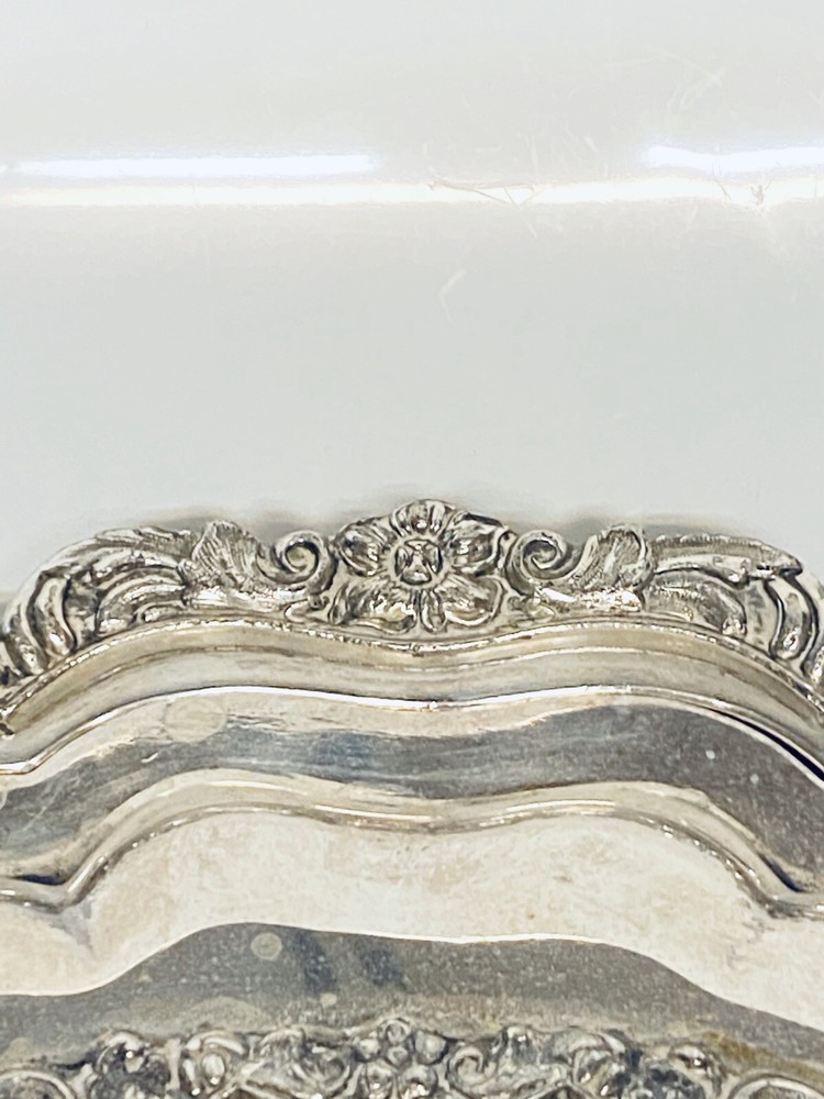 Barbour International Silver Plate Covered Entree Severing Dish
