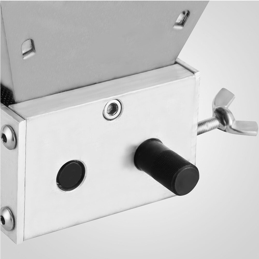 4L Manual Roller Grain Mill Adjustable Low Speed Drill Corn Crusher Machine