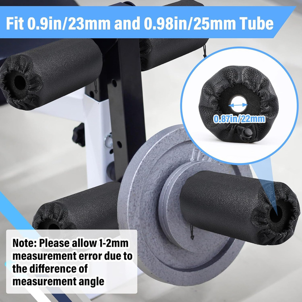 4Pcs Foam Foot Pads Foam Roller Pad Replacement for Weight Bench Inversion Table