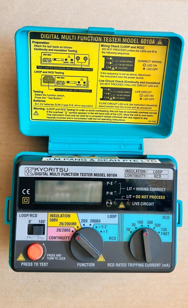 Kyoritsu 6010A ,multi‑function installation tester