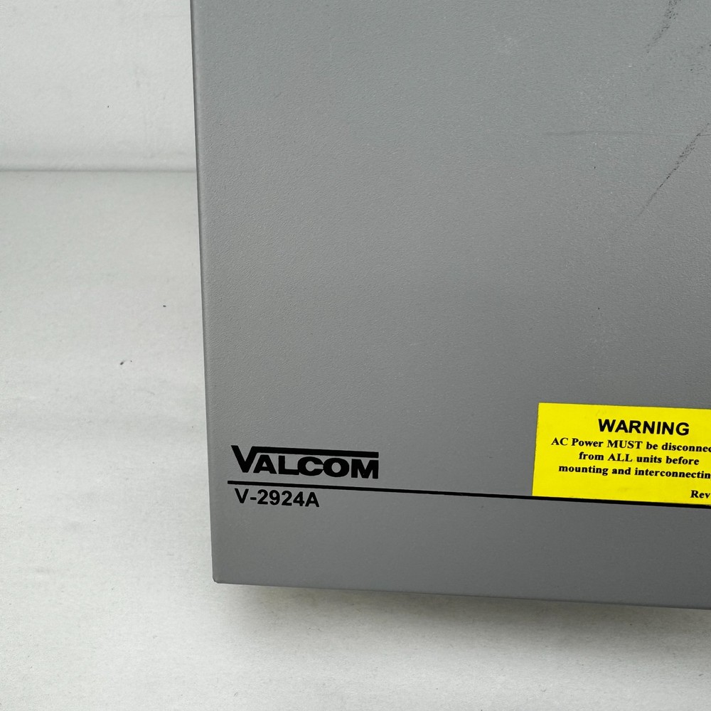 Valcom V-2924A SA-2924B Intercom Communication Controller w/ V-2928 Option Card
