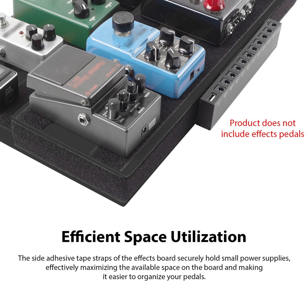 High Density Lightweight Guitar Effects Pedal Board For Efficient Cable Man HJGG