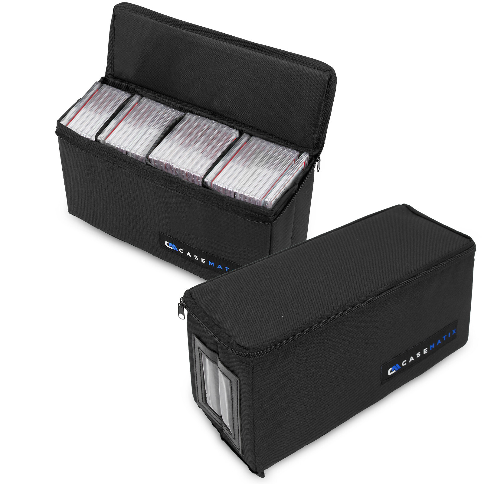 CM Graded Card Case - Light Duty Carry Case fits 30 BGS PSA Graded Sports Cards