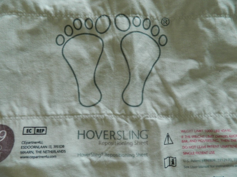 HoverTech Hoversling Repositioning Sheet Model; 39 Repo Sheet