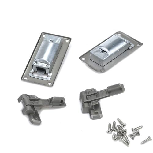 2 Pcs Tool Box Hasp Luggage Combination Lock Briefcase Replacement Lock