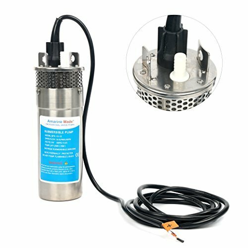 12V & 24V Submersible Deep Well Water DC Pump for Solar Battery