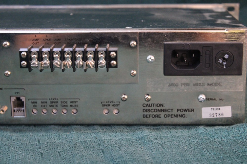 RTS by Telex Matrix Intercom System KP96-7 Intercom Control Panel w/ Power Cord