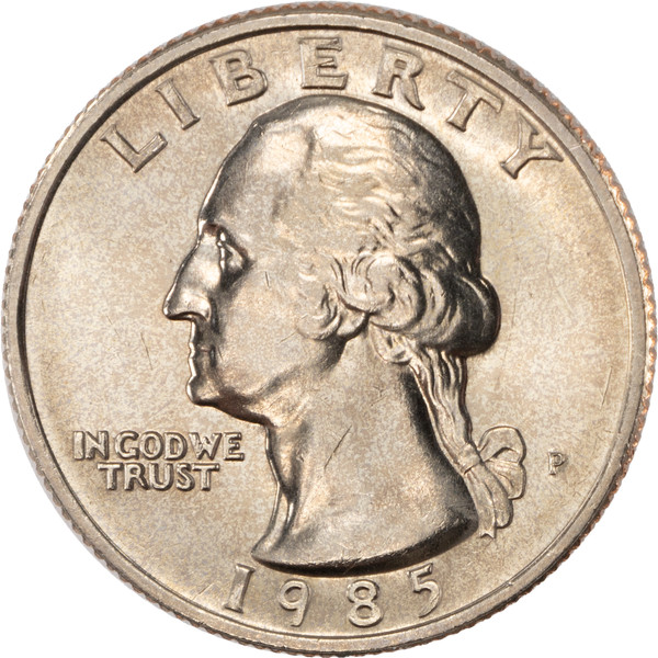 1985 P Washington Quarter Uncirculated US Mint