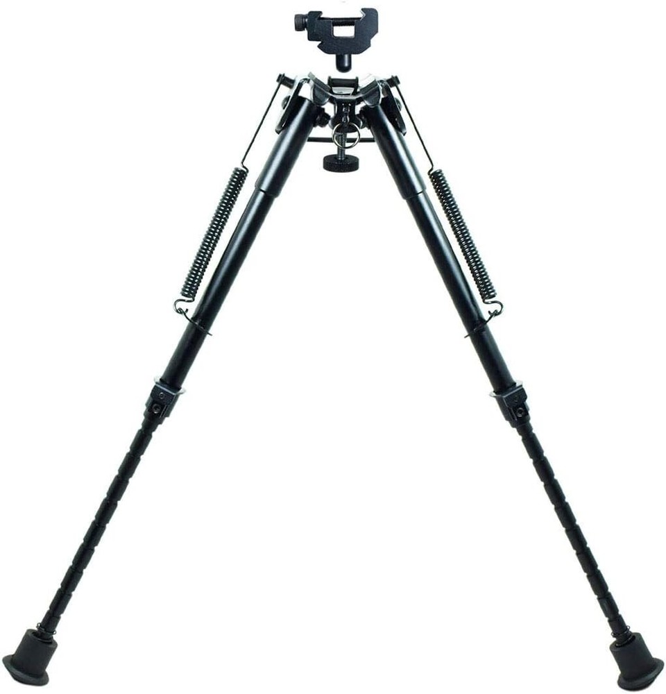 6-9" Adjustable Spring Return Bipod Adapter 20mm Picatinny Rail Mount Adapter