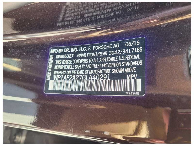 2016 Porsche Cayenne Diesel Amp Amplifier Audio Equipment 2579