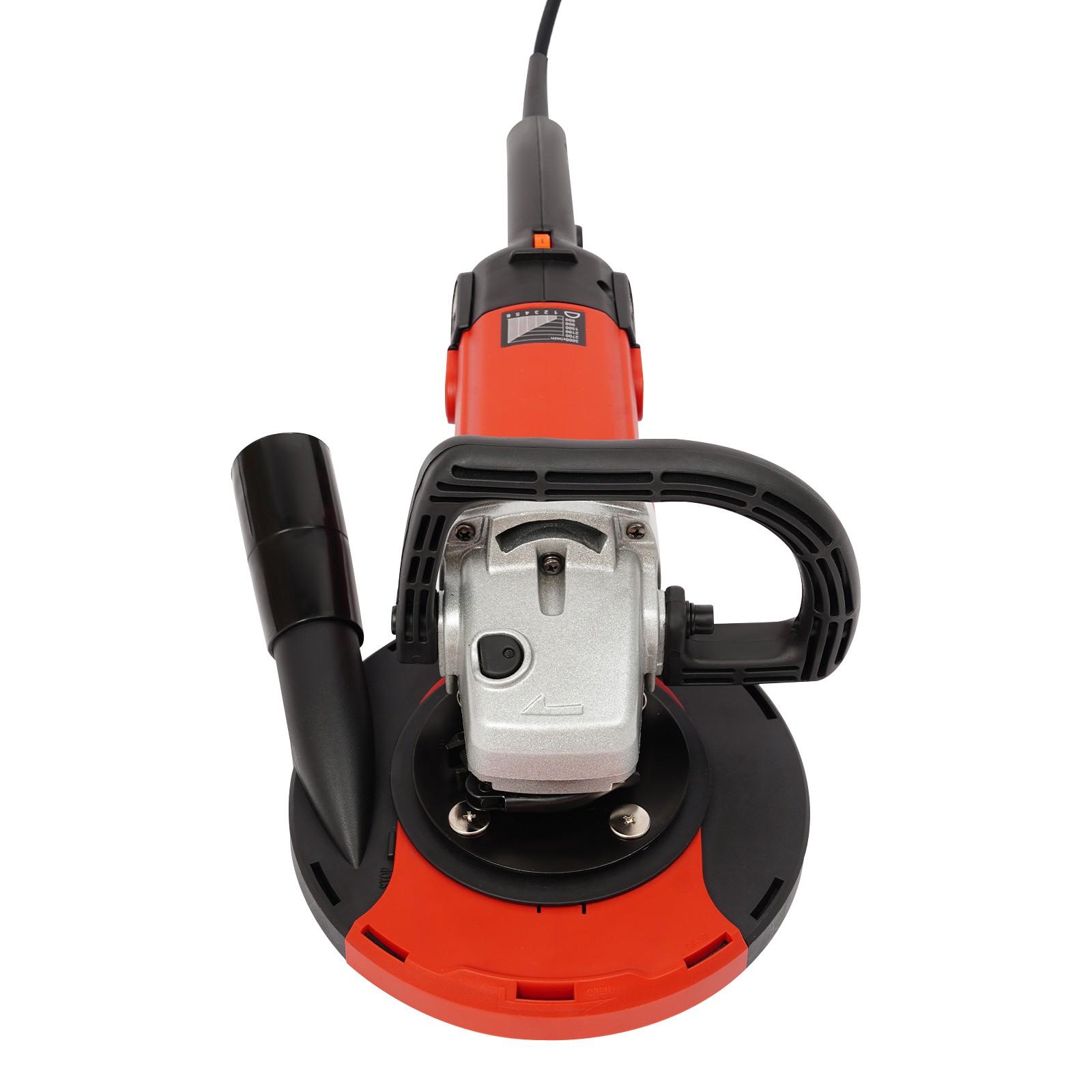 Handhold Concrete Grinder Adjustable Grinding Machine with Dust Extraction Port