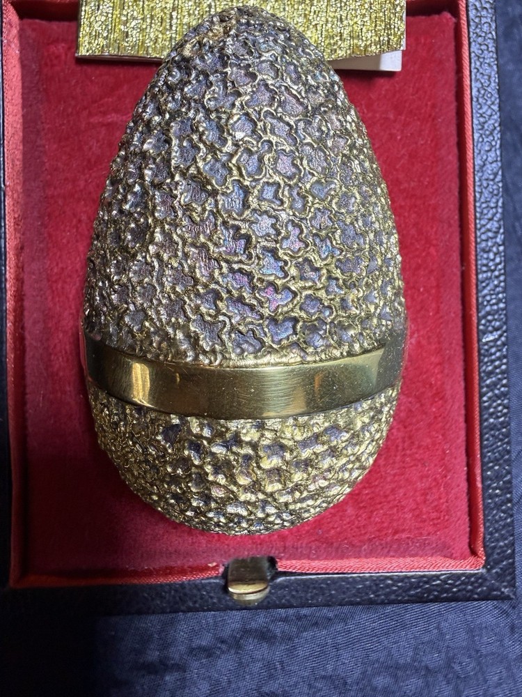 Stuart Devlin Sterling Silver Jester Surprise Egg Box 1973 Ltd 256/300