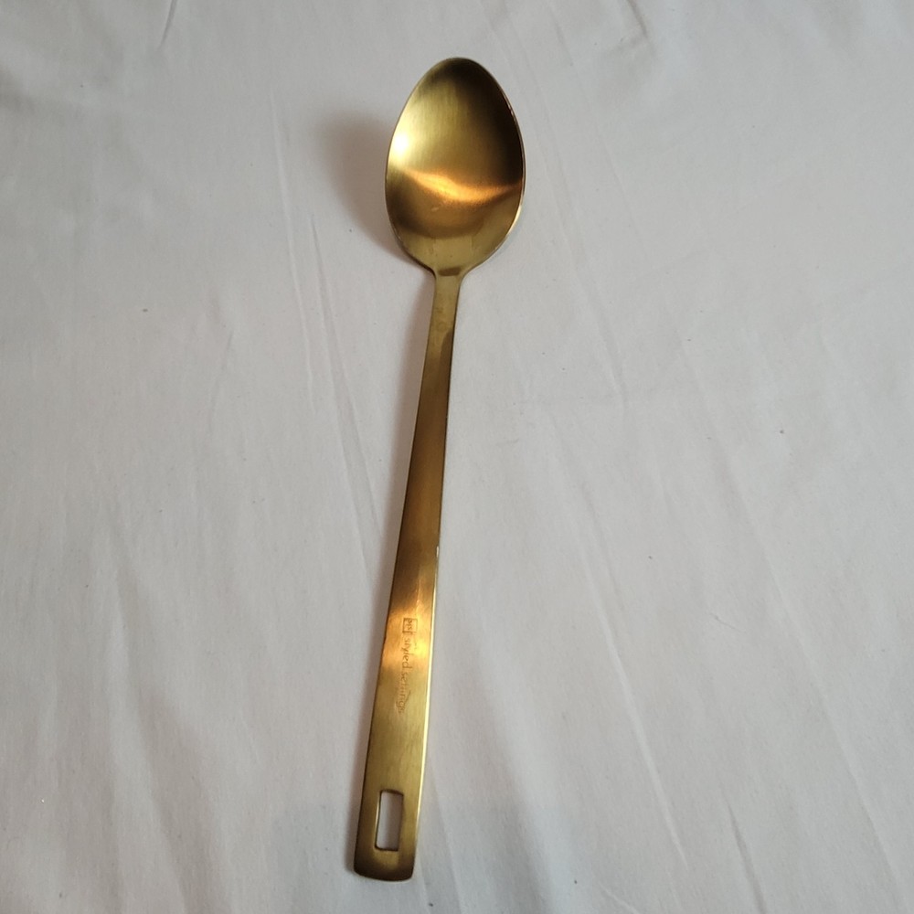 Styled Settings Gold Tone Serving Long Handled Spoon