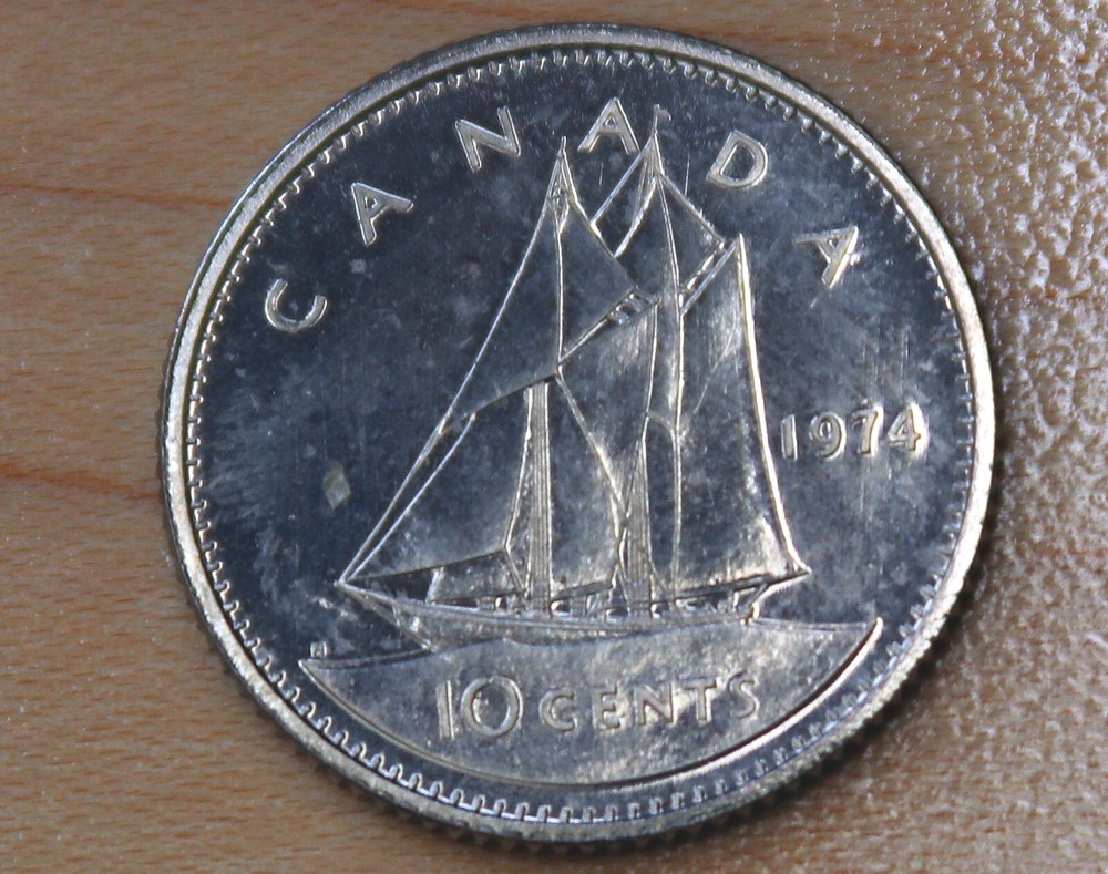 1974 Canada 10 Cents