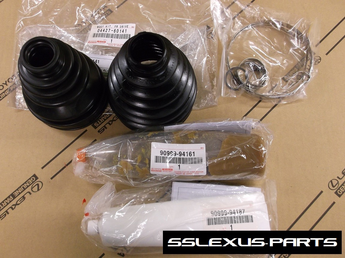 Lexus GX470 (2003-2009) OEM Genuine FRONT AXLE SHAFT CV BOOT KIT 04427-60142