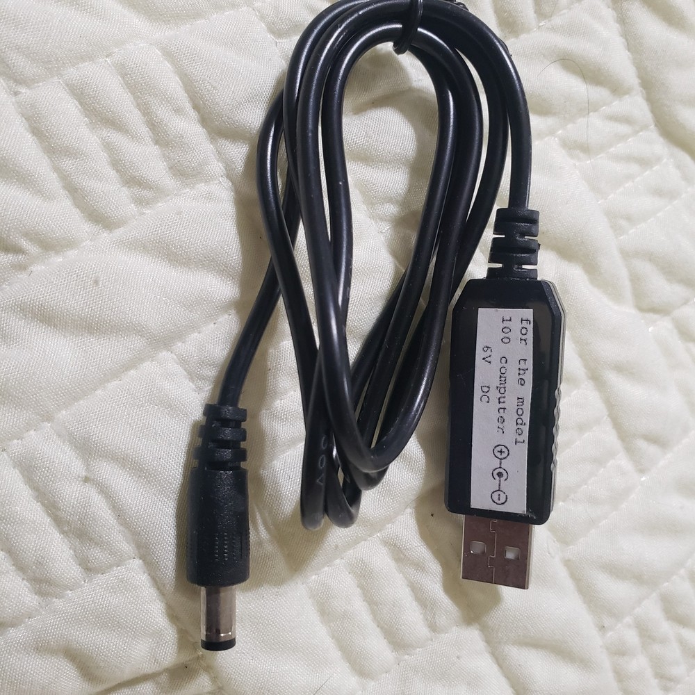 USB Power adapter for the Model 100 Computer