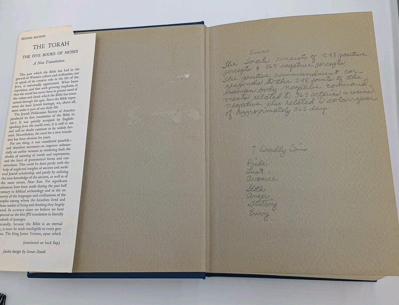 The Torah The Five Books Of Moses A New Translation of The Holy Scriptures 1962