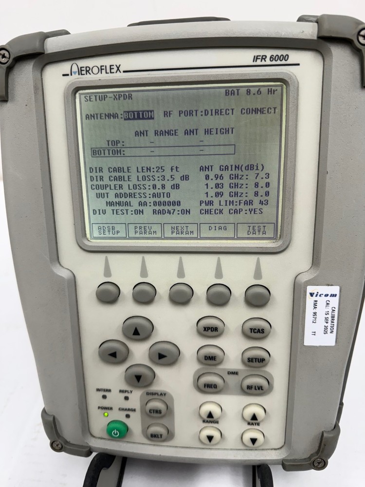 Aeroflex IFR 6000 Navigation Communications Test Set