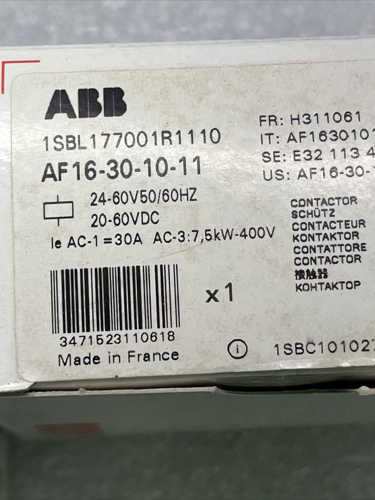 ABB Contactor AF16-30-10-11 Fast Shipping