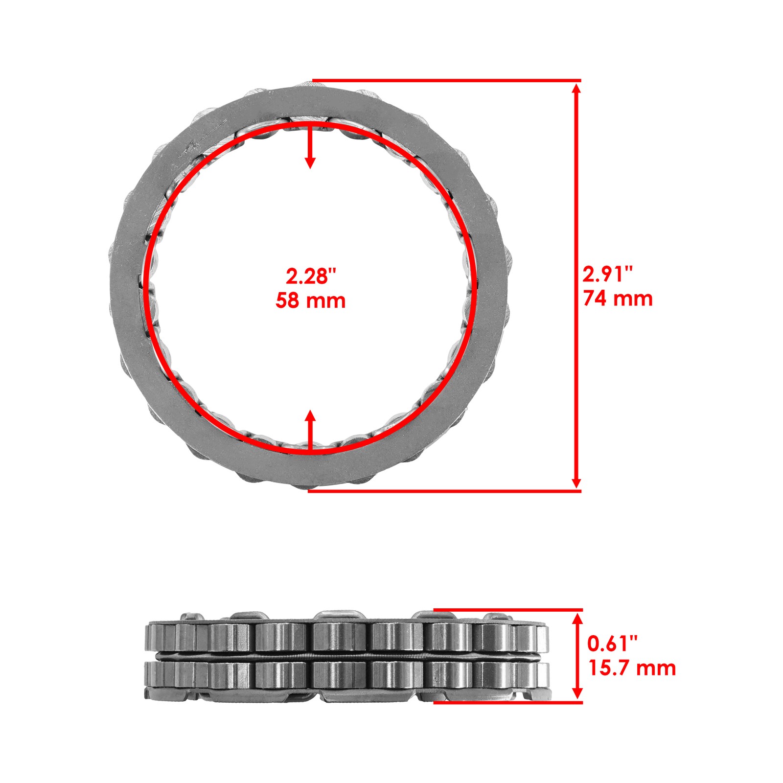 Starter Clutch One Way Bearing Sprag for Honda VT750C Shadow 750 1983