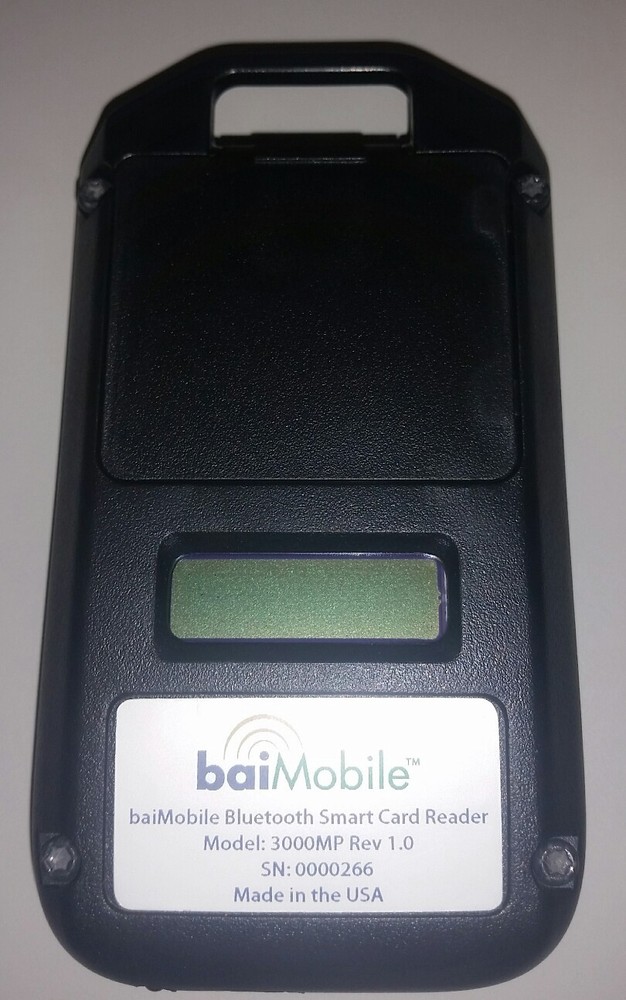 Biometric BaiMobile 3000MP Bluetooth 2.1 Smart Card Reader, CaC Reader