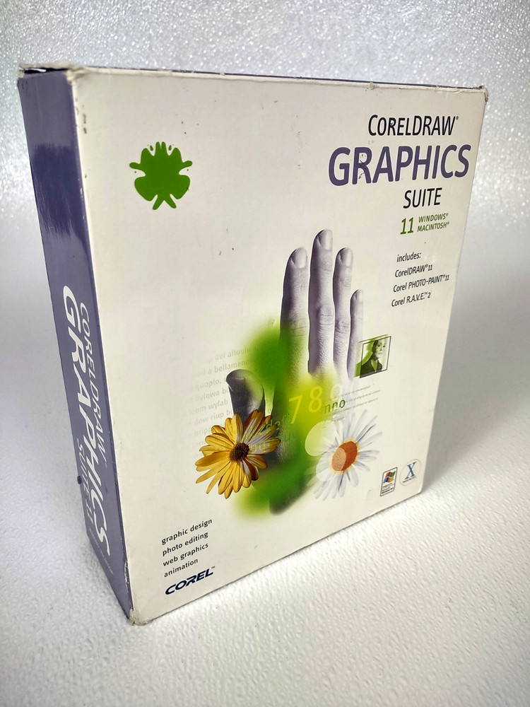 NOB Corel Draw Graphics Suite 11 (Retail)  - Full Version for Mac, Windows