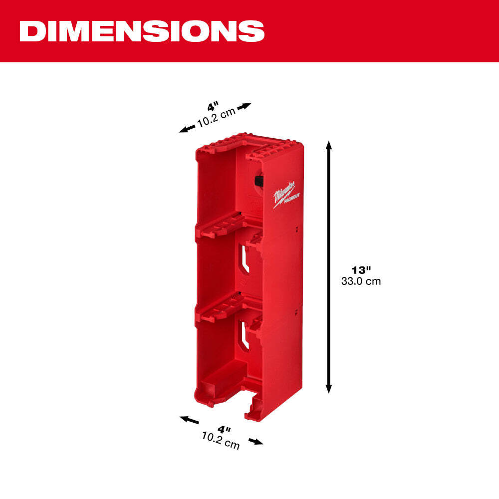 Milwaukee 48-22-8339 M18 Durable Versatile Battery Holder Storage System