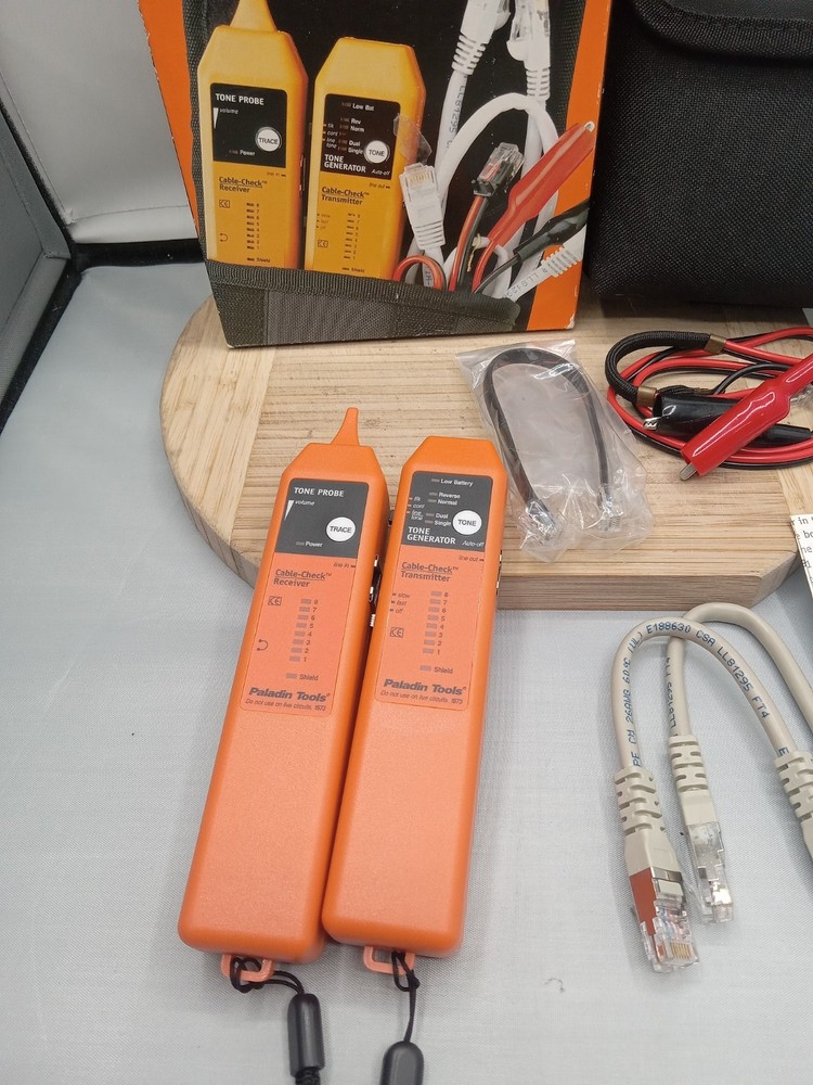Paladin Tools 1573 Tone & Probe Plus Cable Check - LAN & Telecom Cable Test Kit