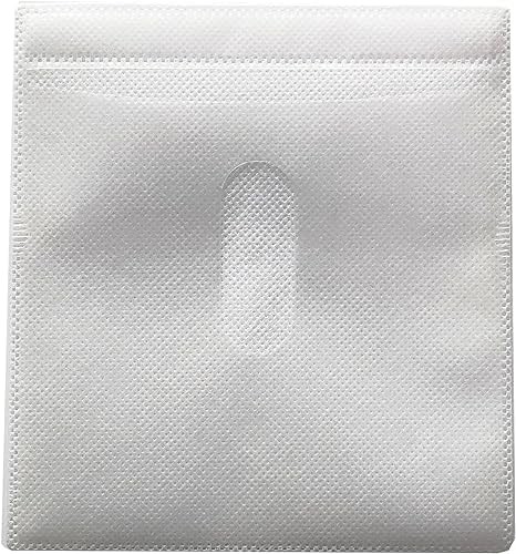 CD Storage Cases, Standard Two-Sided Clear Sleeve case with Drop-Proof Closure