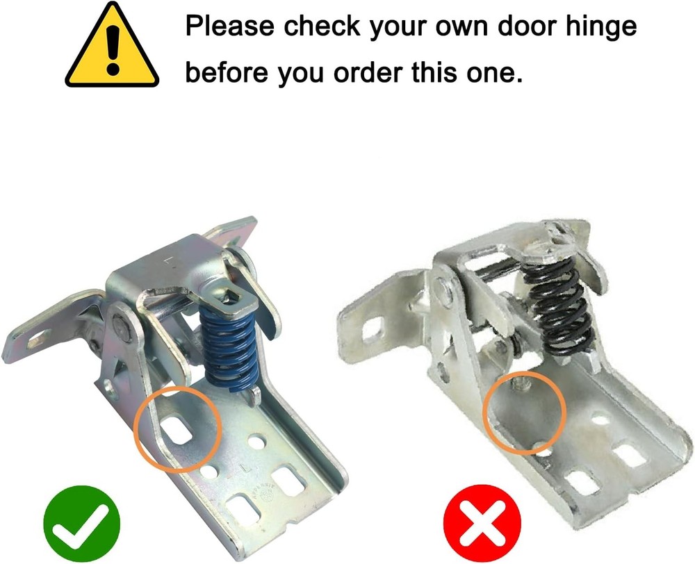 Upper Door Hinge for Front Left Driver Side - LH