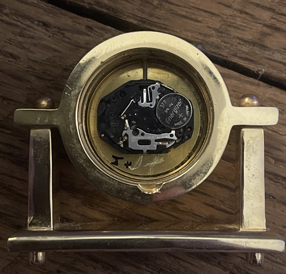 Circa MINI MANTLE CLOCK - Brass - Works