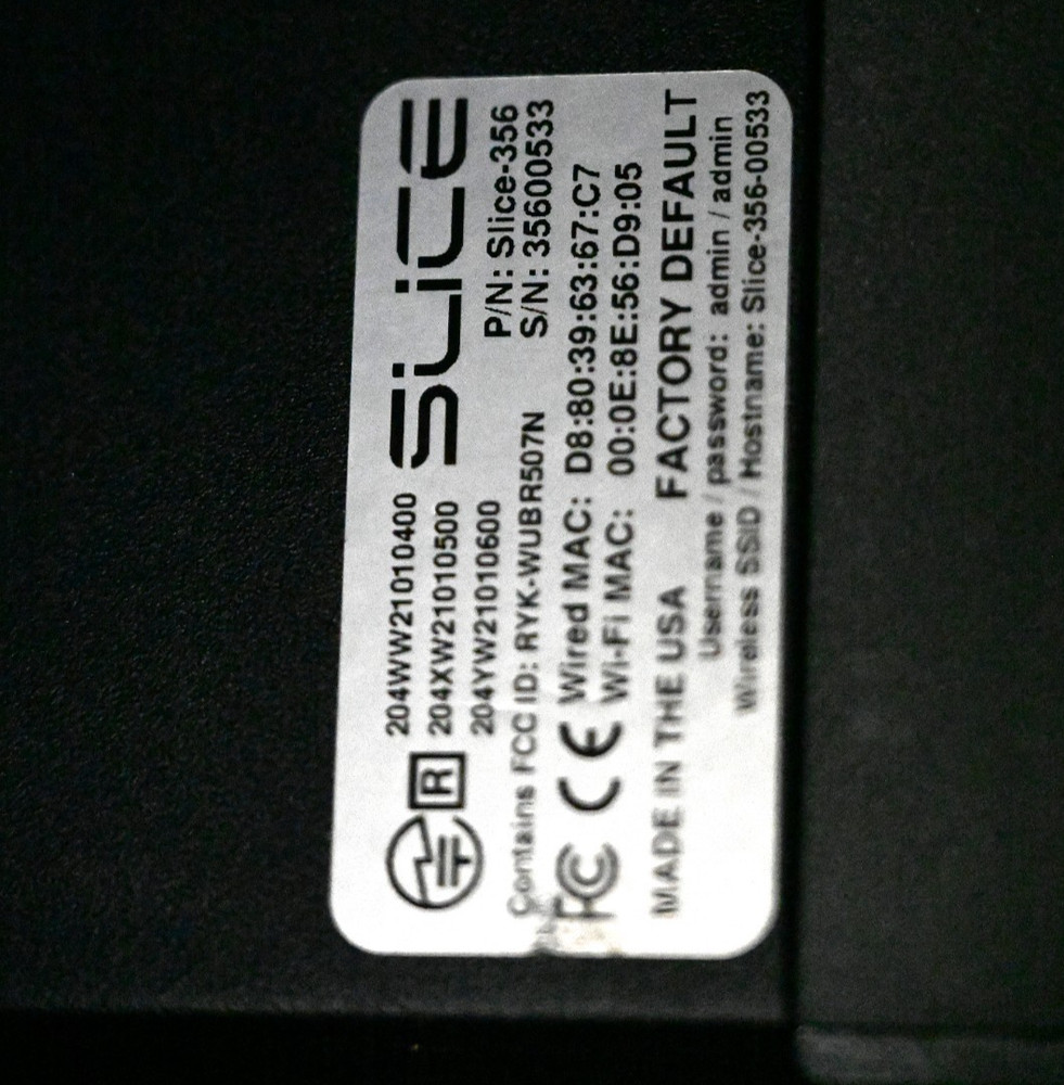 Teradek Slice-356 Rackmount HD-SDI H.264 Decoder CG000SE