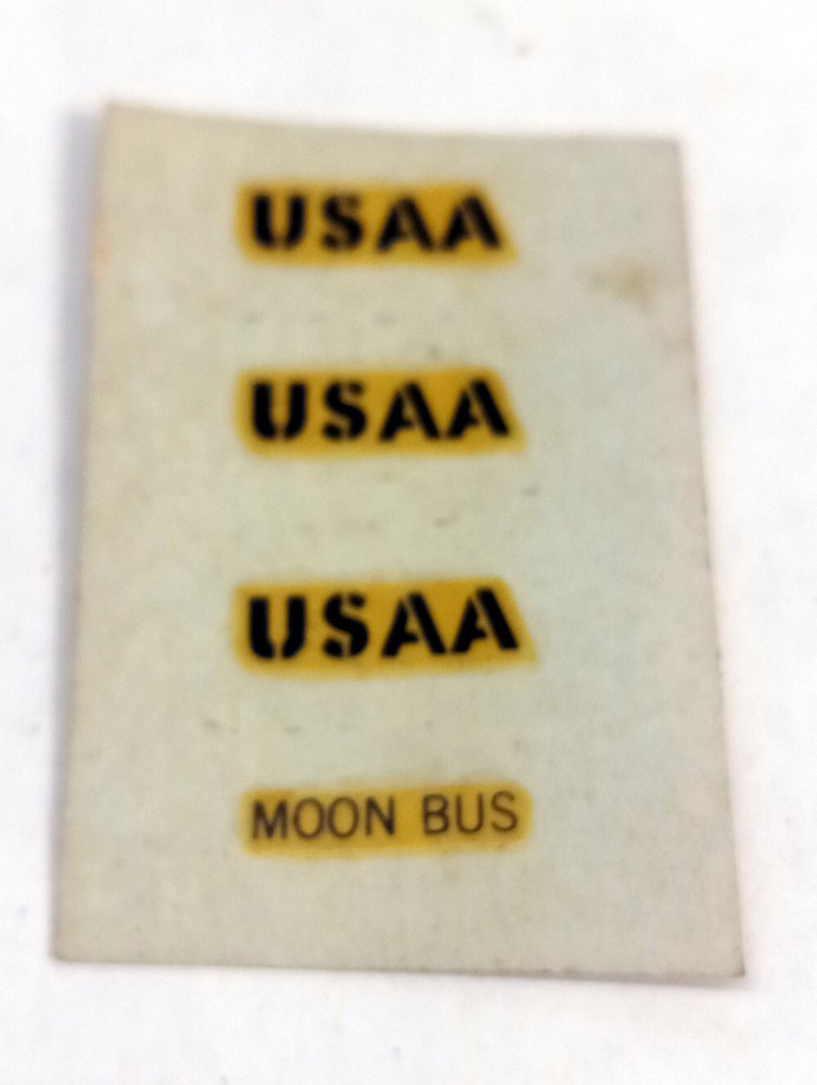 MOON BUS 2001 ALL-PLASTIC UNASSEMBLED MODEL KIT AURORA OPENED COMPLETE 1969