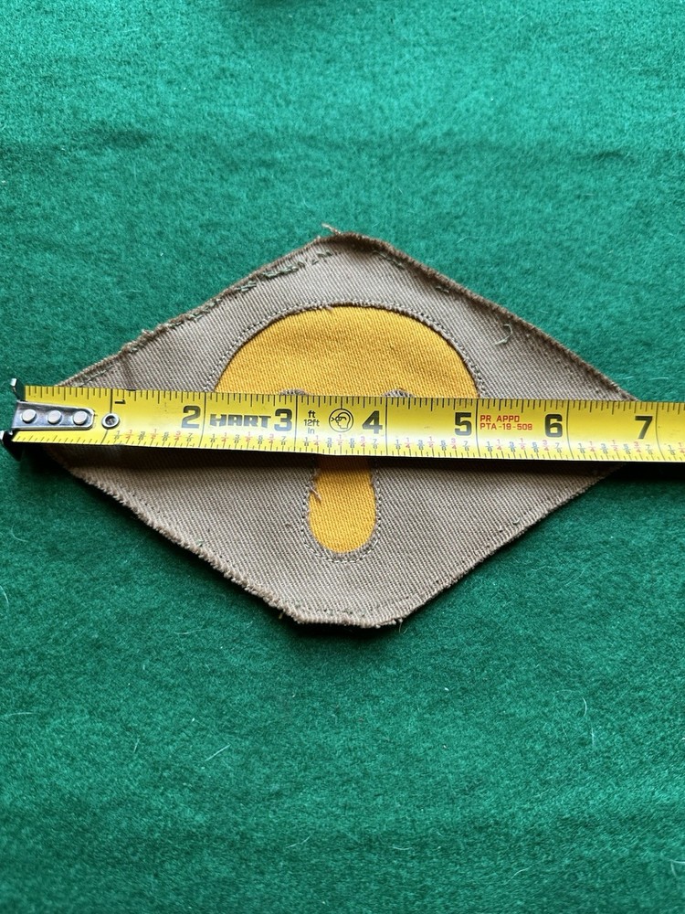 1872 US Army Cavalry Sergeant Saddler Khaki CHEVRON Stripes Patch