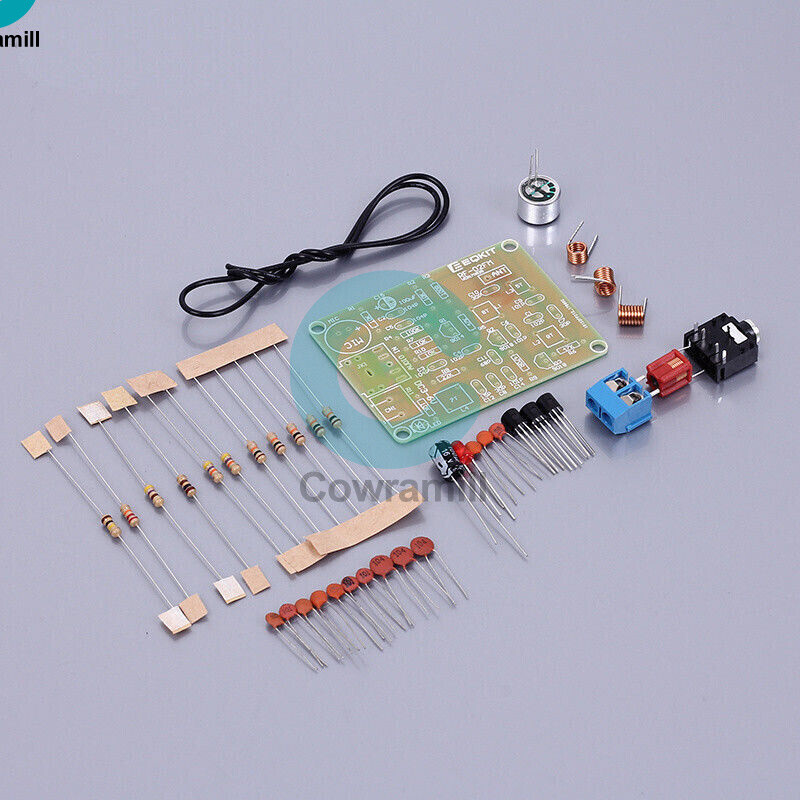 FM Wireless Microphone Suite FM Radio Transmitter 1.5-9V 88-108MHz Module DIY
