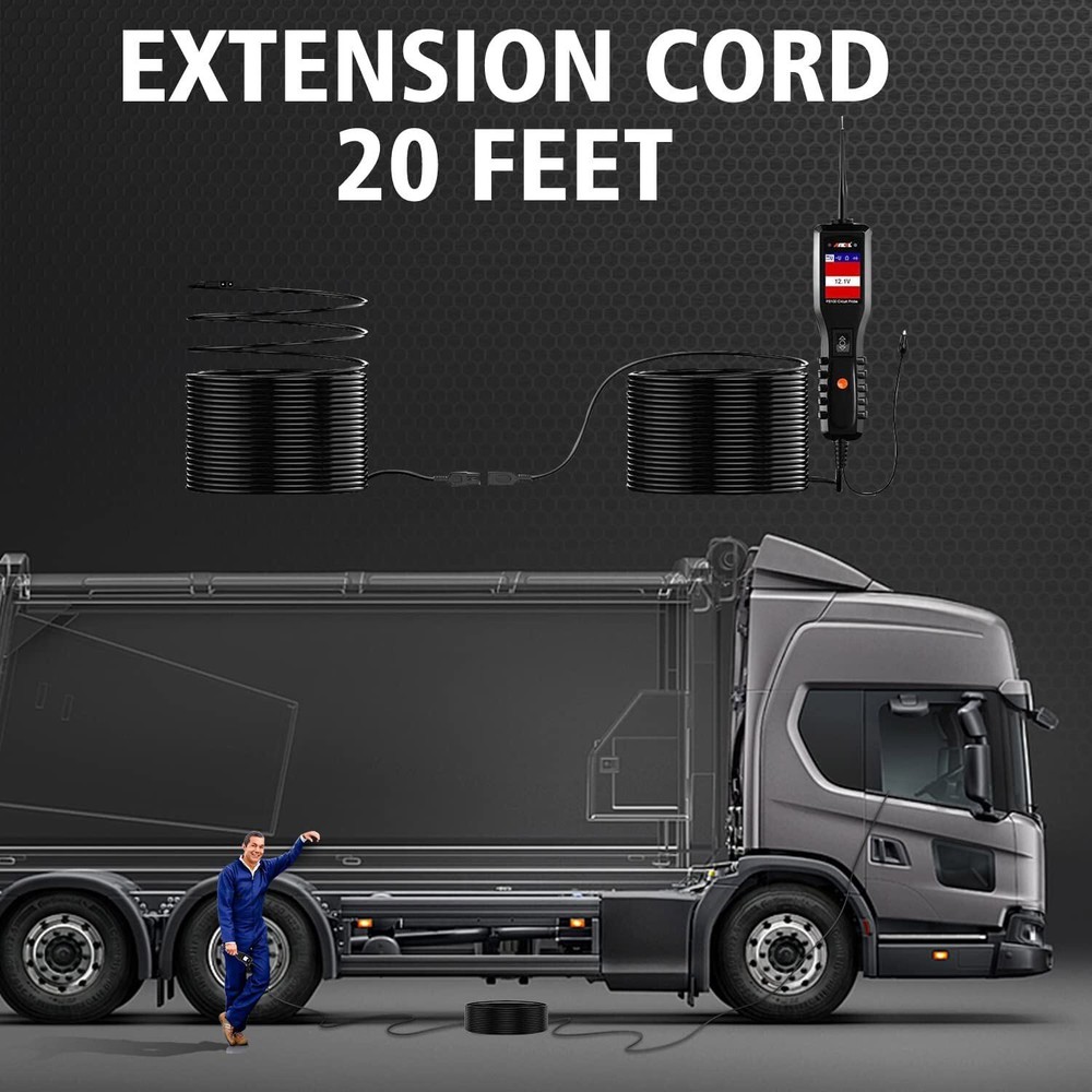 12V 24V Electronic System Multimeter Power Circuit Probe Tester Diagnostic Tool