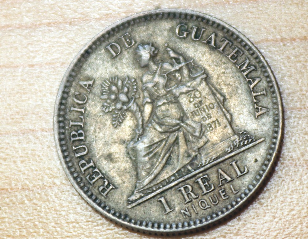 1900 Guatemala 1 Real