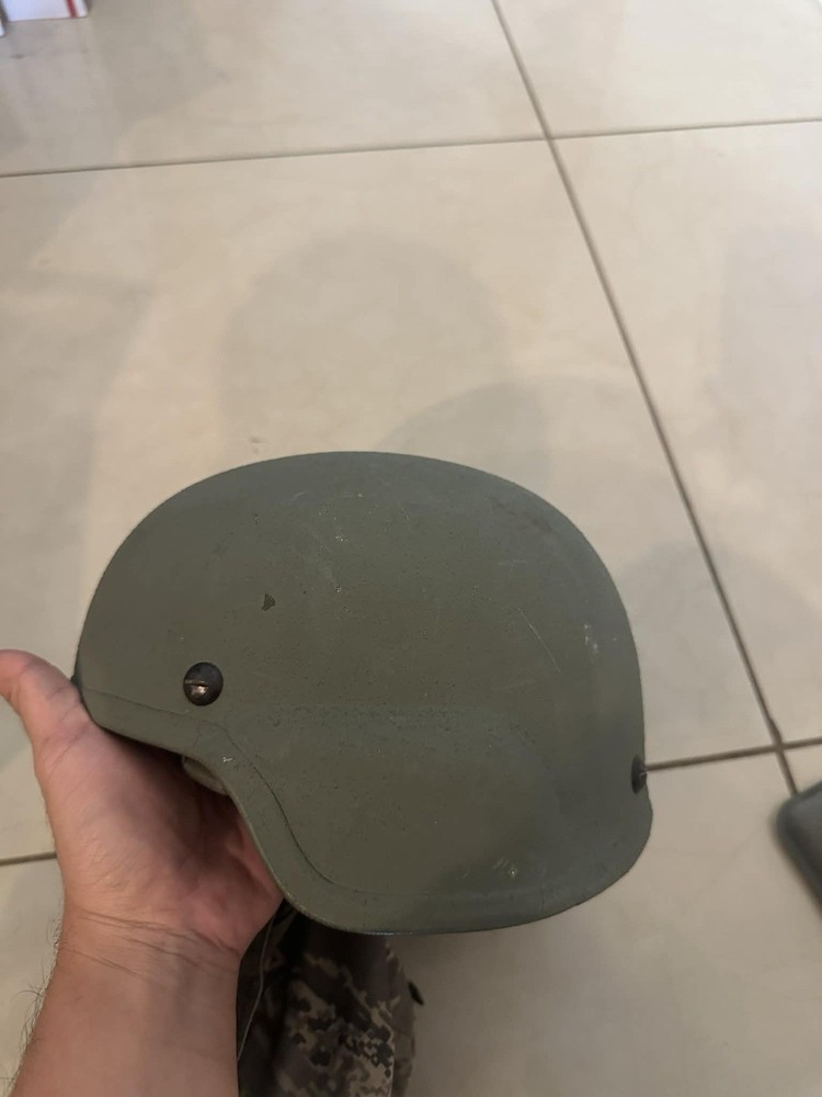 BAE system advanced combat helmet foliage green medium