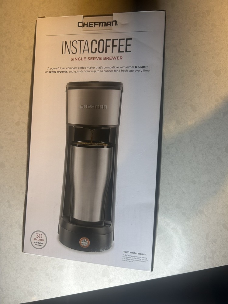 Chefman InstaCoffee Single Serve Coffee Maker