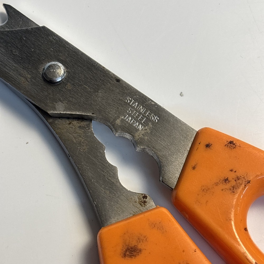 Vintage Kitchen Shears Stainless Steel Japan Multi Function Household Scissors