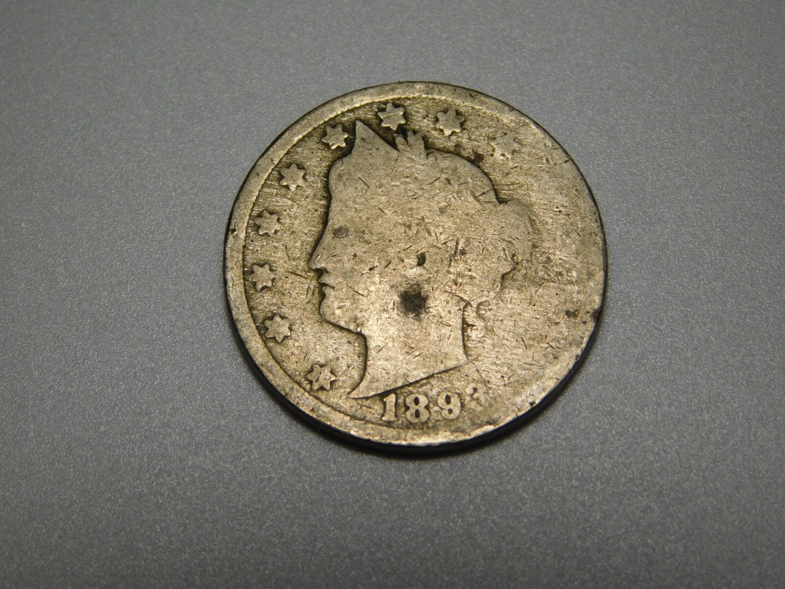 US COIN 1893  LIBERTY HEAD V NICKEL