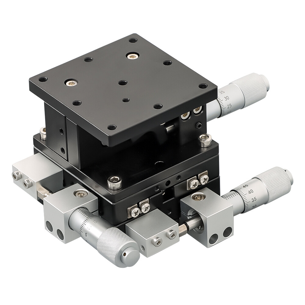 60x60mm 3Axis Linear Stage Trimming Platform Bearing Tuning Sliding Table
