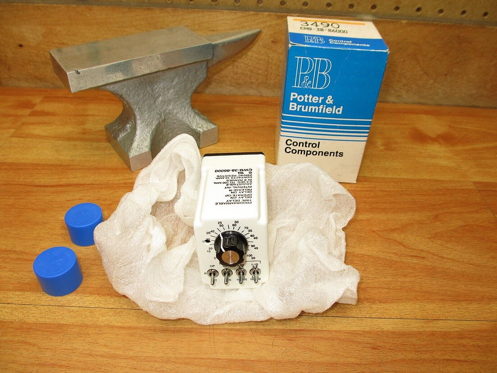 Potter & Brumfield CWB-38-86000 *NEW* Programmable Time Delay Relay Timer