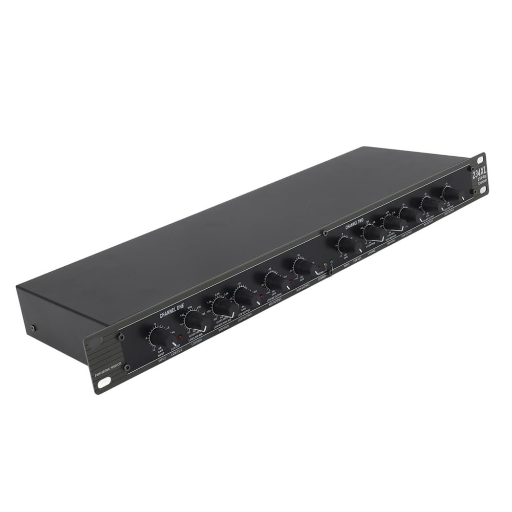 4 Way Audio Crossover, Professional Stereo Sound Distribution Processor, 110V fo