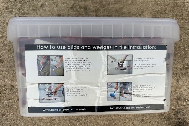 Perfect Level Master T-Lock Fast Tile Leveling System, specifically the 3mm 1/8