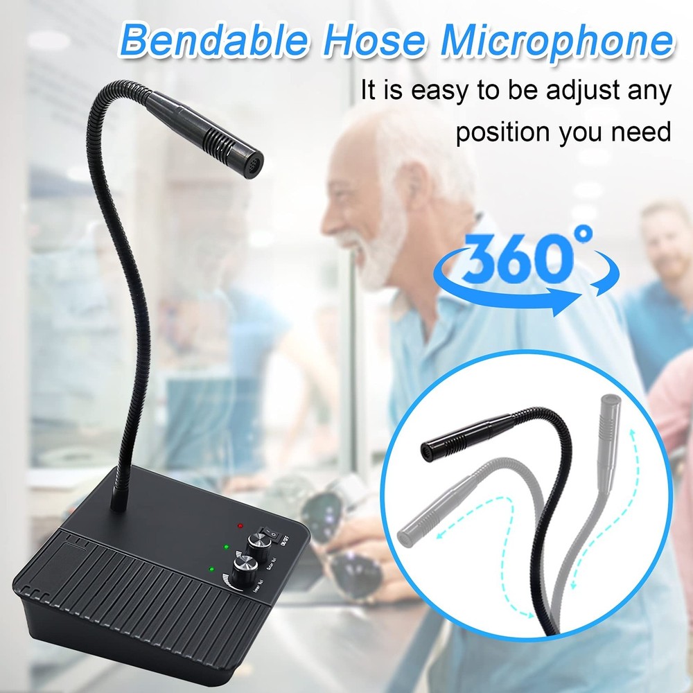 CallToU Window Speaker Intercom System Intercoms 2 Way Anti-Interference Inte...