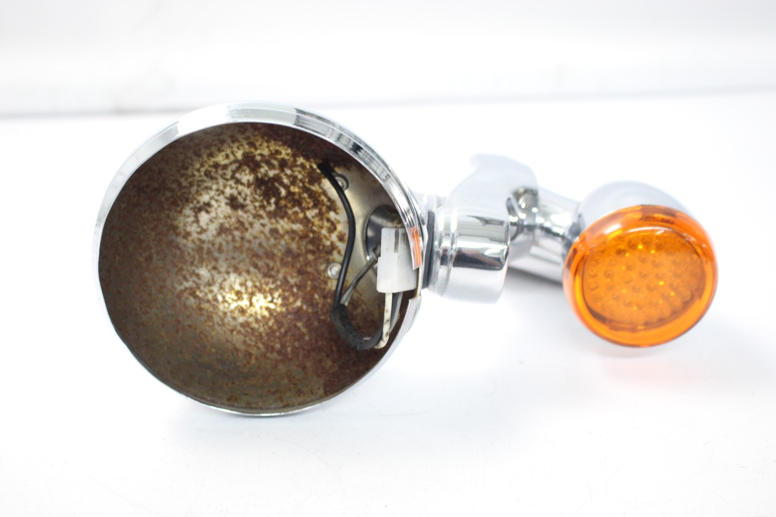 17 Harley Electra Glide Police FLHTP Left Front Spot Light Turn Signal Bar