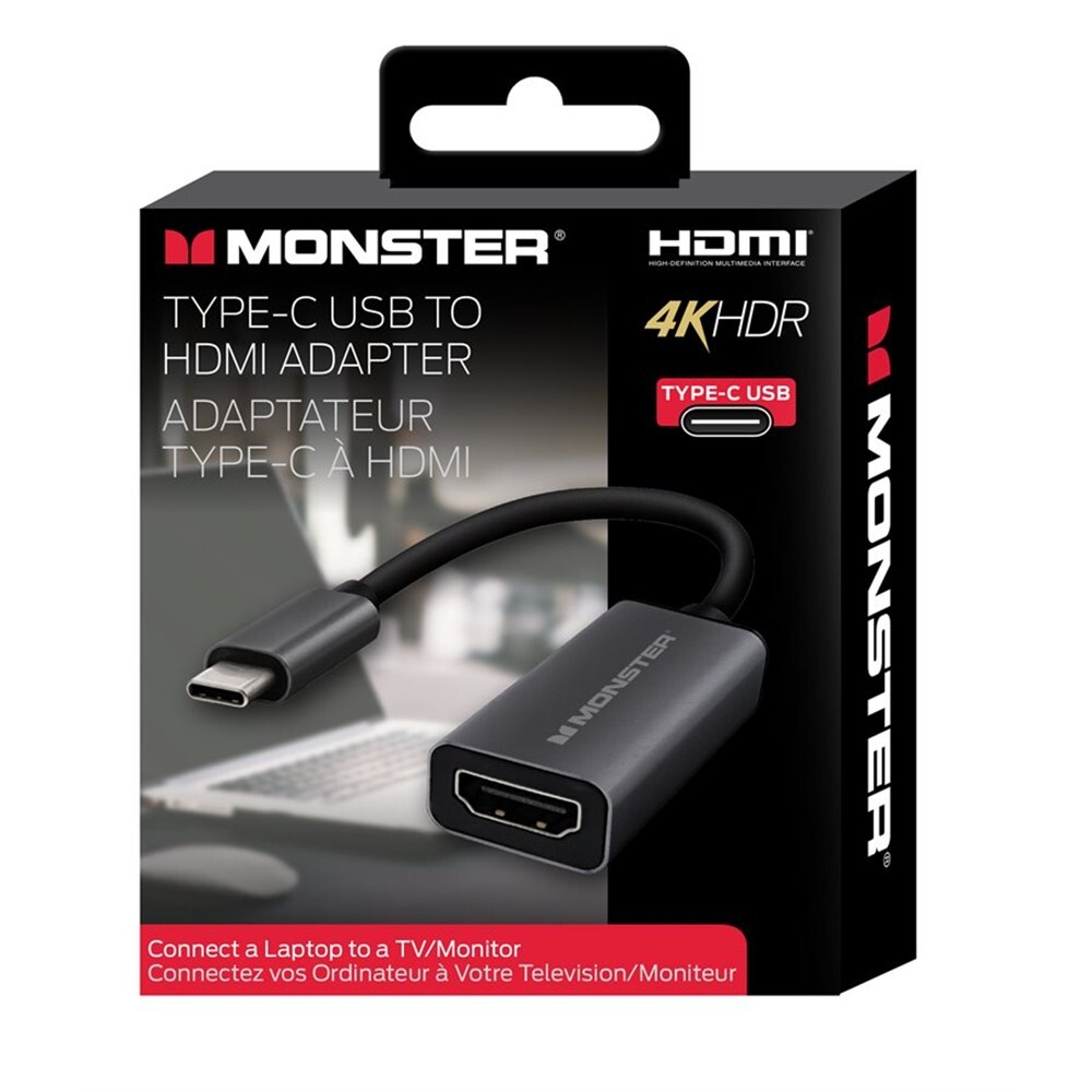 Monster Essentials USB-C to HDMI Adapter