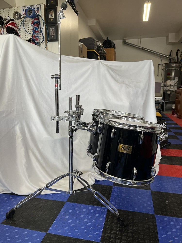 6 Piece Session Select Pearl Drum set.  Black mist.